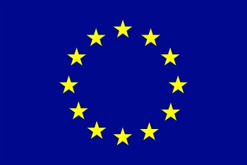 Das Bild zeigt die EU-Flagge. 