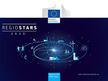 Das Foto zeigt das Logo des Regiostars Awards 2020.
