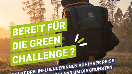 Das Foto zeigt ein Plakat für den Green Trip.