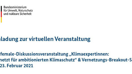 Das Bild zeigt einen Schriftzug mit dem Titel zur Veranstaltung. 