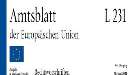 Das Bild zeigt die Titelseite des Amtsblattes. 