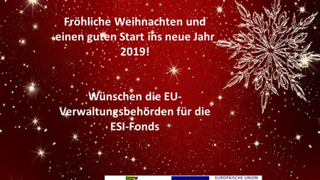 Weihnachtsgrüße der Verwaltungsbehörden