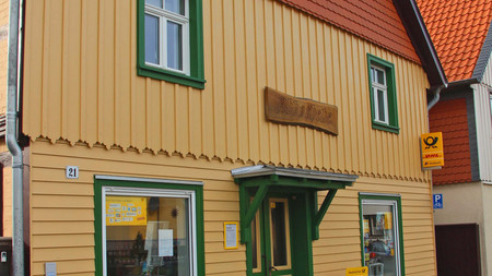 Hausfront der Abbotheke