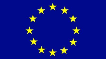 Das Bild zeigt die EU-Flagge. 