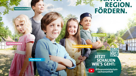 Das Bild zeigt das LEADER/CLLD-Plakat.
