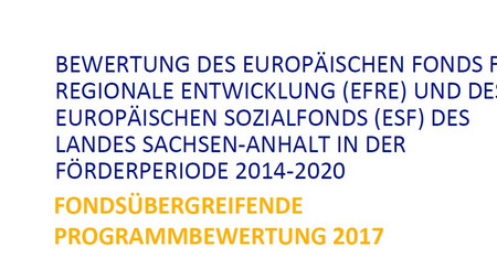 Das Bild zeigt die Titelseite des Berichtes.