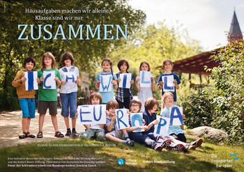 Anzeigenmotiv zur Kampagne 'Ich will Europa'