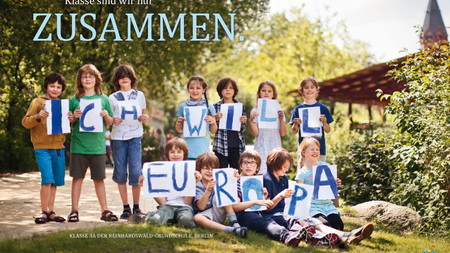 Anzeigenmotiv zur Kampagne 'Ich will Europa'