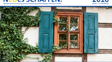 Das Foto zeigt das Deckblatt des Kalenders. (Bild: ELER-VB)