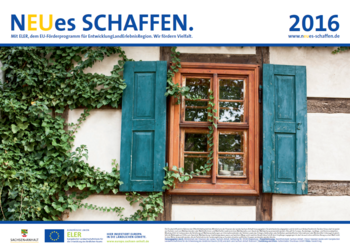 Das Foto zeigt das Deckblatt des Kalenders. (Bild: ELER-VB)