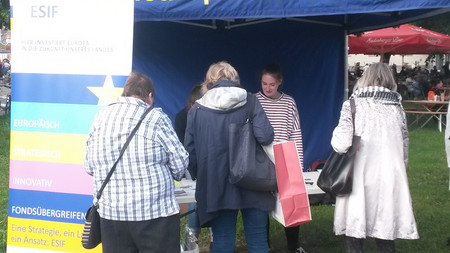 Stand beim Europafest 2018