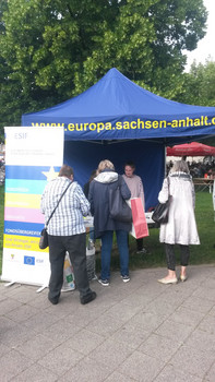 Stand beim Europafest 2018