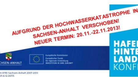 Das Bild zeigt das offizielle Logo der Hafenhinterlandkonferenz. Bild: IMG