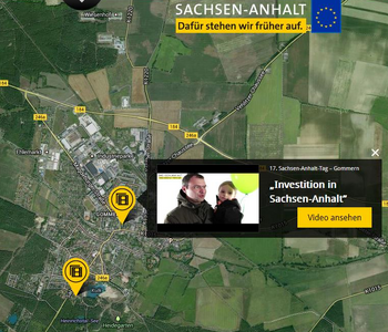 In diesem Jahr war der 10.000 Einwohner zählende Ort Gommern Austragungsort des 17. Sachsen-Anhalt Tages. Bild: IMG