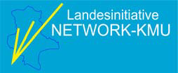 Das Bild zeigt das offizielle Logo der Landesinitiative NETWORK-KMU.